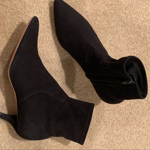 Loeffler Randall Kassidy Kitten Heel Bootie, Black Suede - Picture 9 of 16